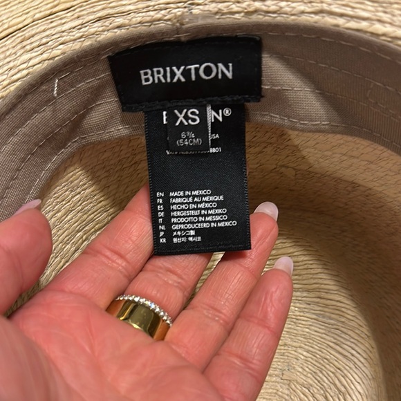 Brixton Tan and Brown Wide-Brimmed Hat - Picture 3 of 5